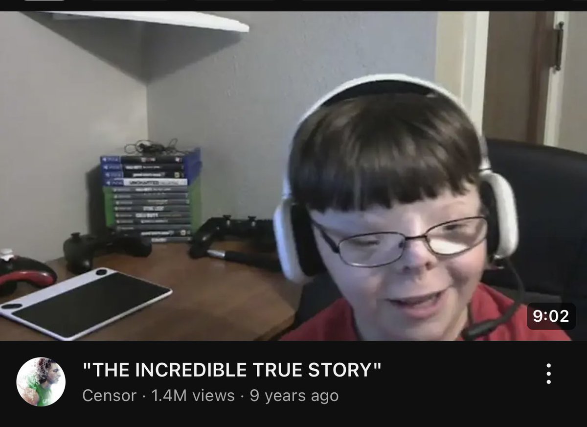 MathewRhyze's tweet image. It has been 9 years since @Censor & I made “THE INCREDIBLE TRUE STORY” I had no idea in that time how much this video would impact & change my life, but I am forever grateful for Doug for making this video with me.