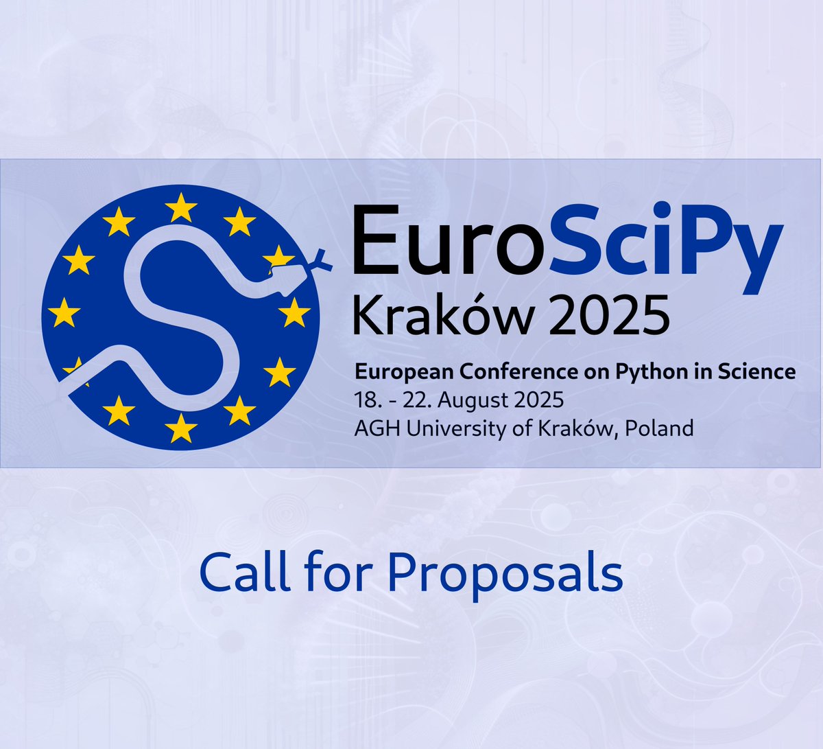 EuroSciPy's tweet image. Working on #scientificPython visualization tools for molecular biology?
Submit your proposal to #EuroSciPy2025 and demonstrate your advances in interactive 3D rendering, protein structure analysis, or molecular dynamics visualization!
pretalx.com/euroscipy-2025…
#PyMol #EuroSciPy