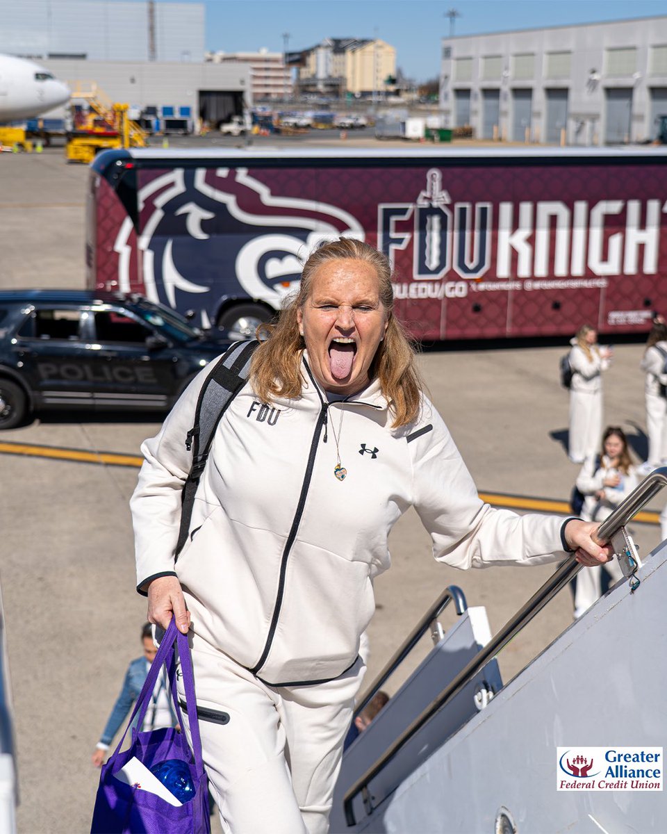 FDU Women's Basketball (@fduknightswbb) on Twitter photo next stop: Texas ✈️🤠
#uKNIGHTED | #NothingMadAboutIt | <a href="/GreaterWay2Bank/">Greater Alliance Federal Credit Union</a> next stop: Texas ✈️🤠
#uKNIGHTED | #NothingMadAboutIt | <a href="/GreaterWay2Bank/">Greater Alliance Federal Credit Union</a>