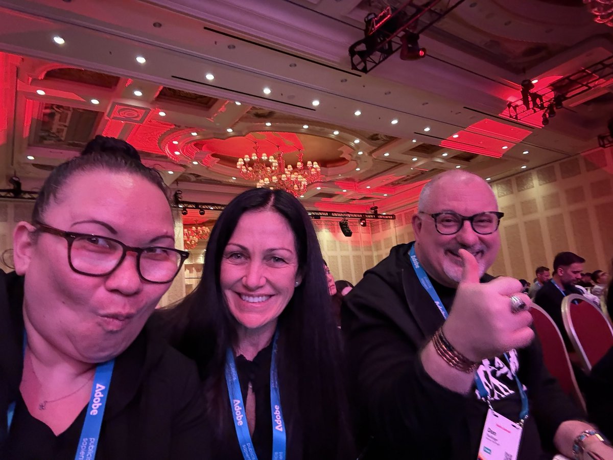 Oh hey #AdobeSummit. This just OOZES trouble and I love every minute of it. So here for it with these two.