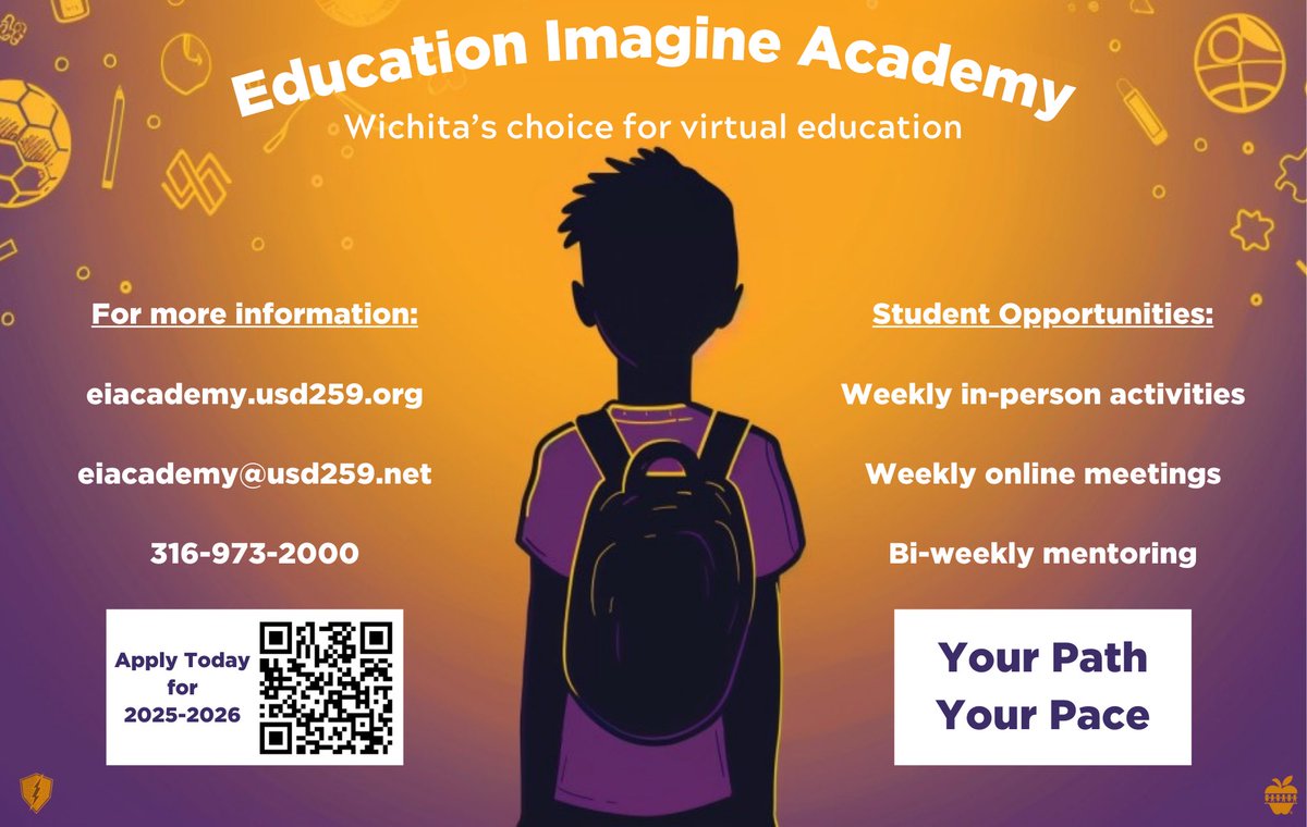 It’s that time of year…2025-2026 <a href="/EIChargers/">EducationImagine</a> applications are open! Secure your spot on the application list today! <a href="/WichitaUSD259/">Wichita Public Schools</a>