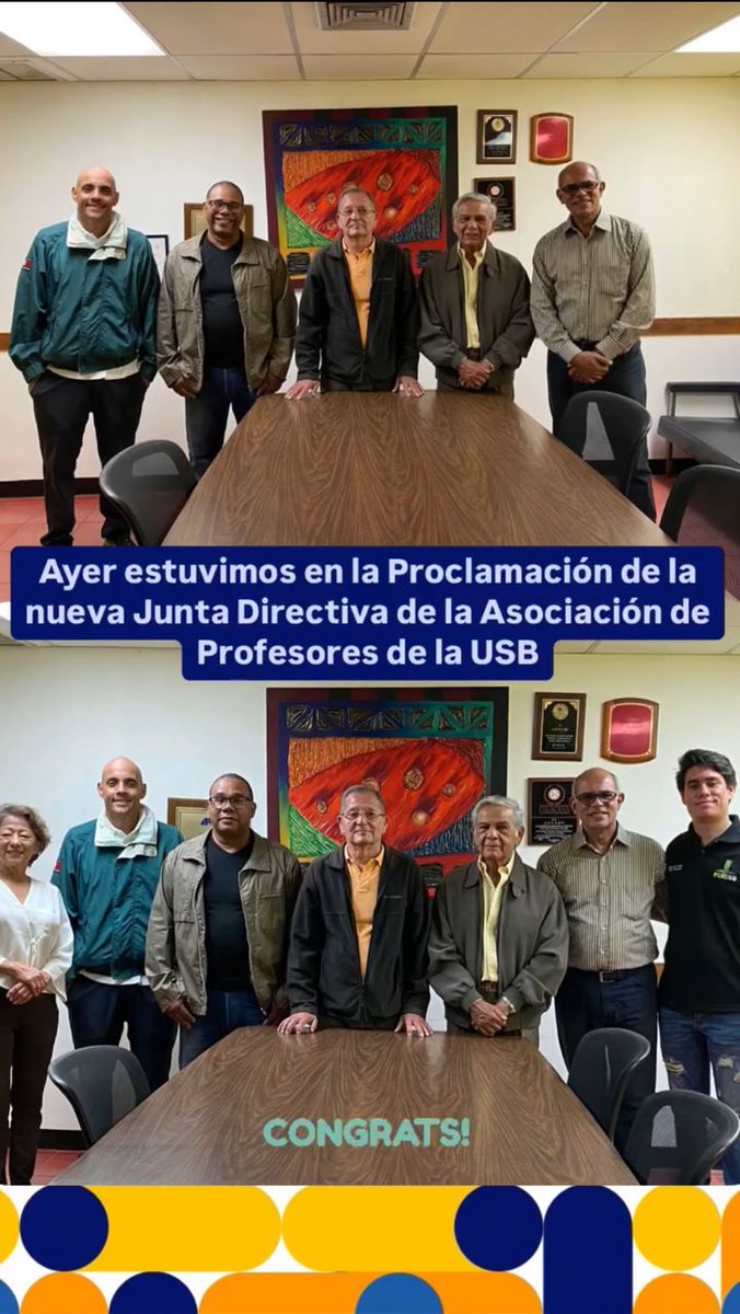 Felicitaciones a la nueva Junta Directiva de la <a href="/APUSB/">APUSB</a> y de su filial en la Sede Litoral. Les deseamos el mayor de los éxitos durante su gestión🎉✨