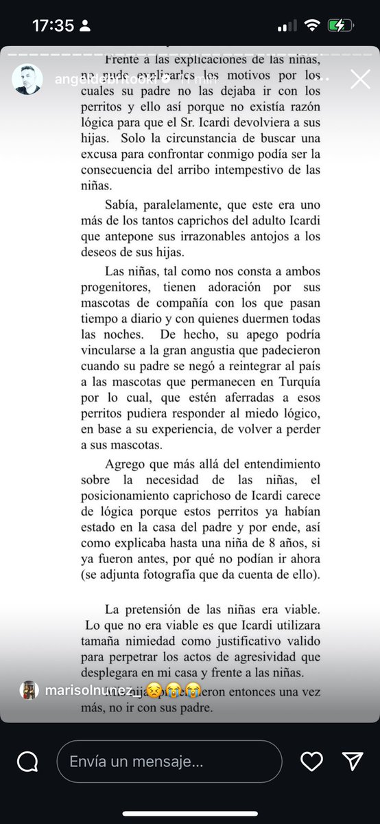 elejercitodelam's tweet image. Wanda sobre lo sucedido el Viernes