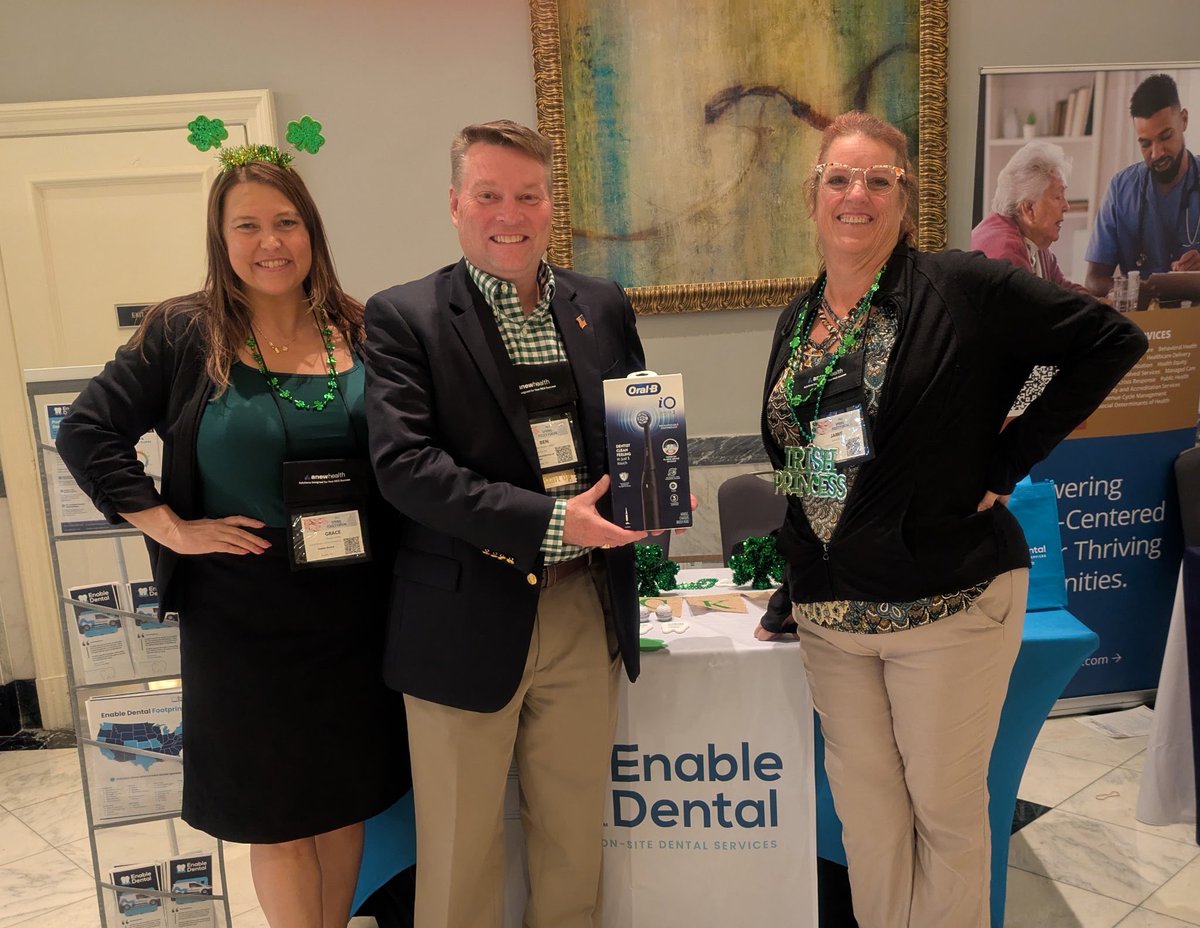 enable_dental's tweet image. 🚨Last Day at the 2025 National PACE® Association Spring Policy Forum

✔️ We support your participants with convenient, compassionate care.

And a big congrats to our lucky winner, who won an Oral-B electric toothbrush! 🎉

@TweetNPA #SpringPolicyForum2025 #PACEPrograms