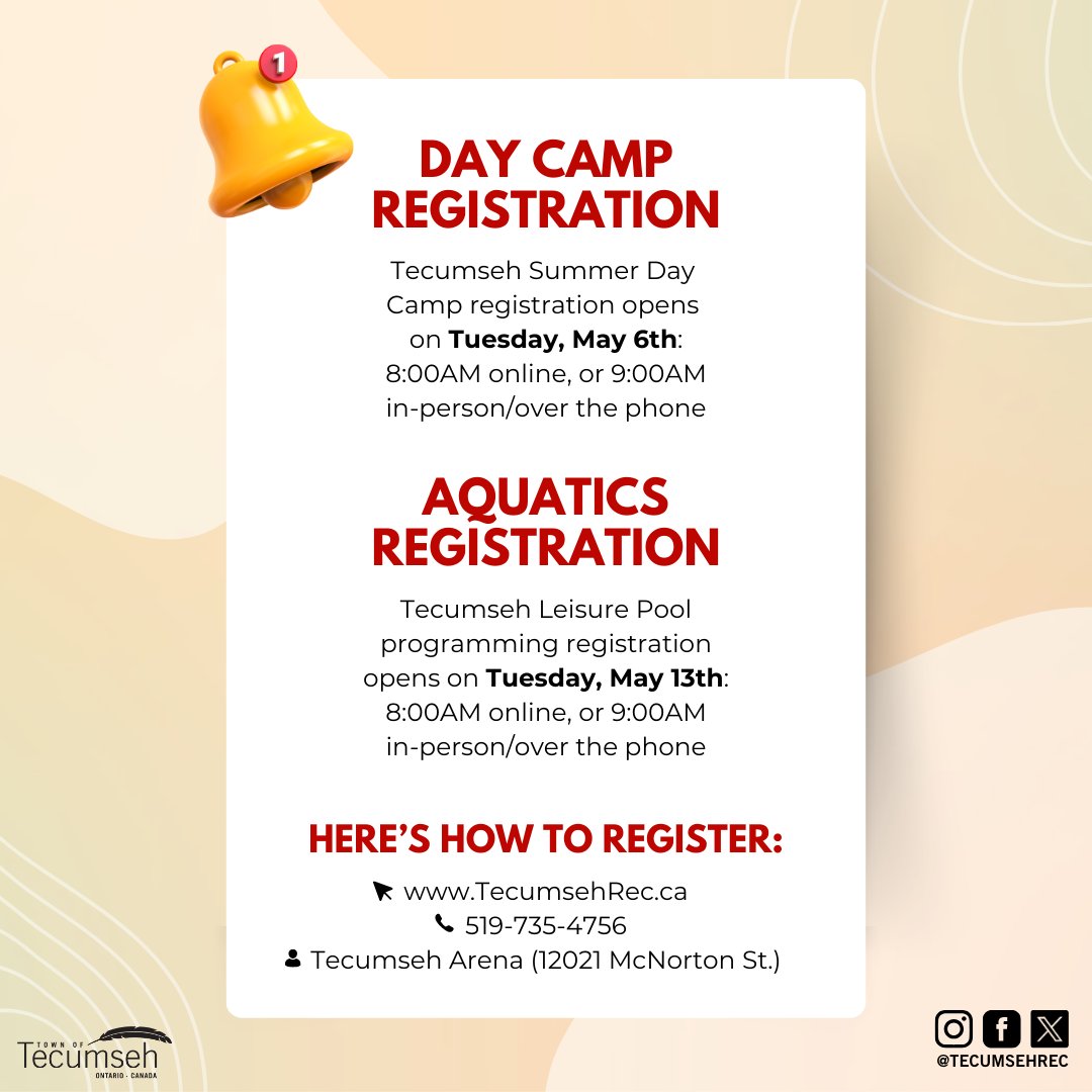 Tecumseh Recreation Services tweet media