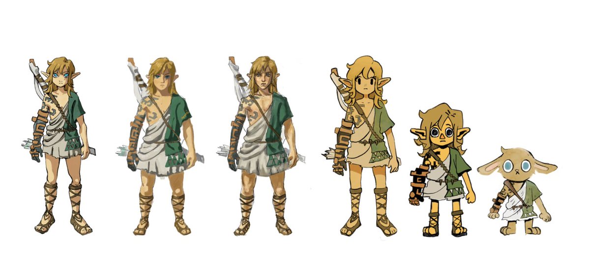 mu1kmann's tweet image. Been trying out different art styles with link #link #TheLegendOfZelda