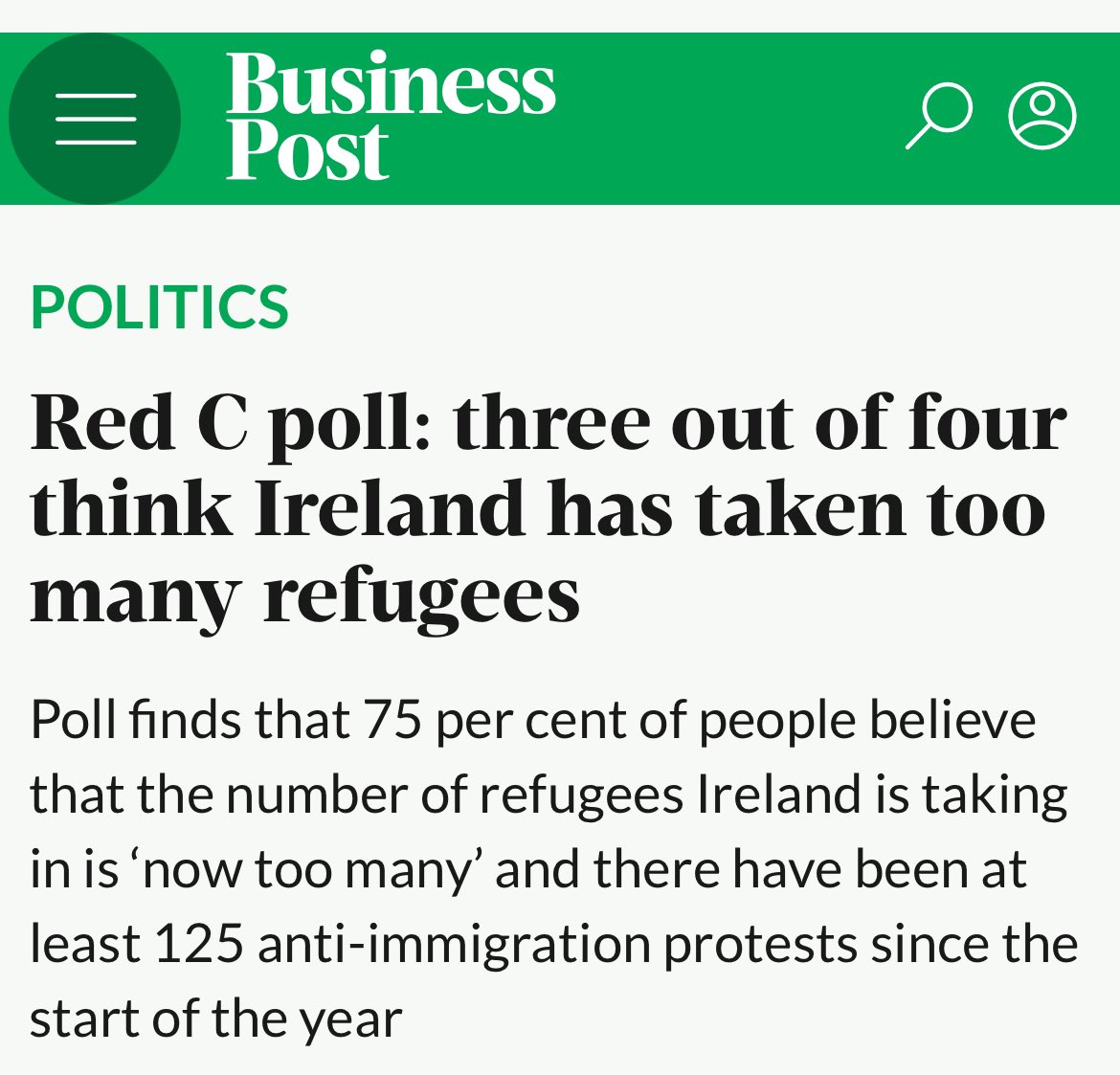 IrexitFreedom's tweet photo. A majority of people agree with #Irishfreedom and @TheNotoriousMMA https://t.co/28wpcmQv78