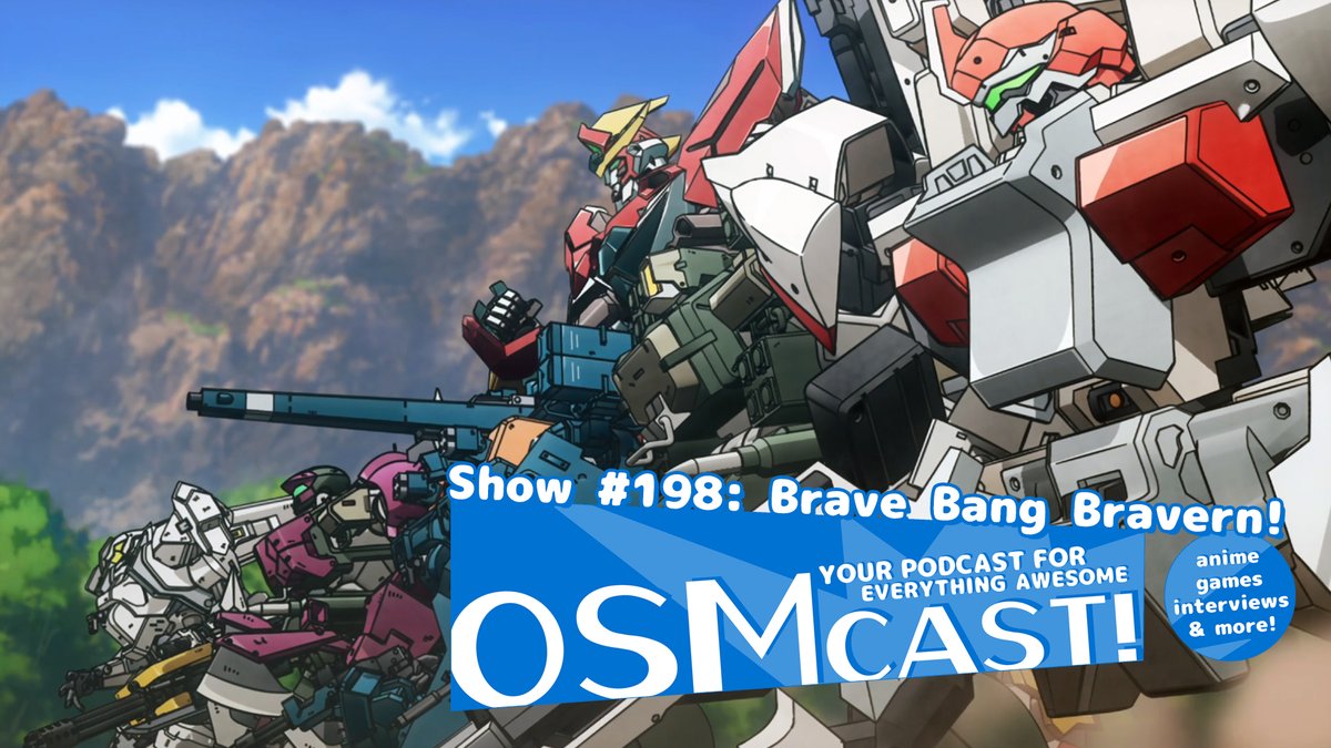 We talk about the mecha anime Brave Bang Bravern! directed by the great Masami Obari and animated by CygamesPictures. Turns out, love CAN bloom on the battlefield! Just maybe not how one normally plans it. 

osmcast.com/2025/03/osmcas…

#anime #podcast #bravern #bravebangbravern