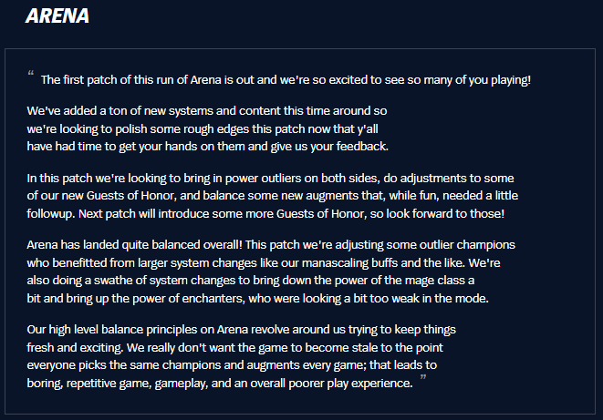 Arena 25.06 Patch Notes  leagueoflegends.com/en-us/news/gam…
