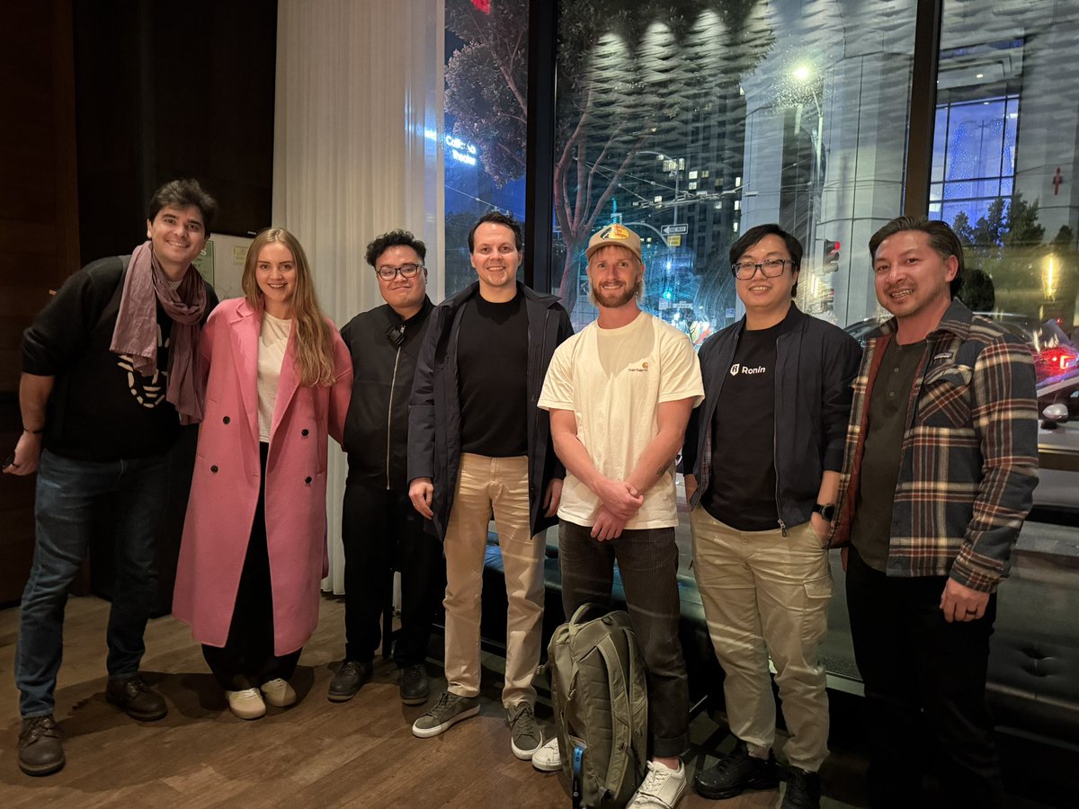 Great to be back at GDC. Been catching up with Ronin builders and new potential additions to Ronin.

If you are here make sure to come to the ronin event tomorrow and say hi!

lu.ma/p9s4y4hb