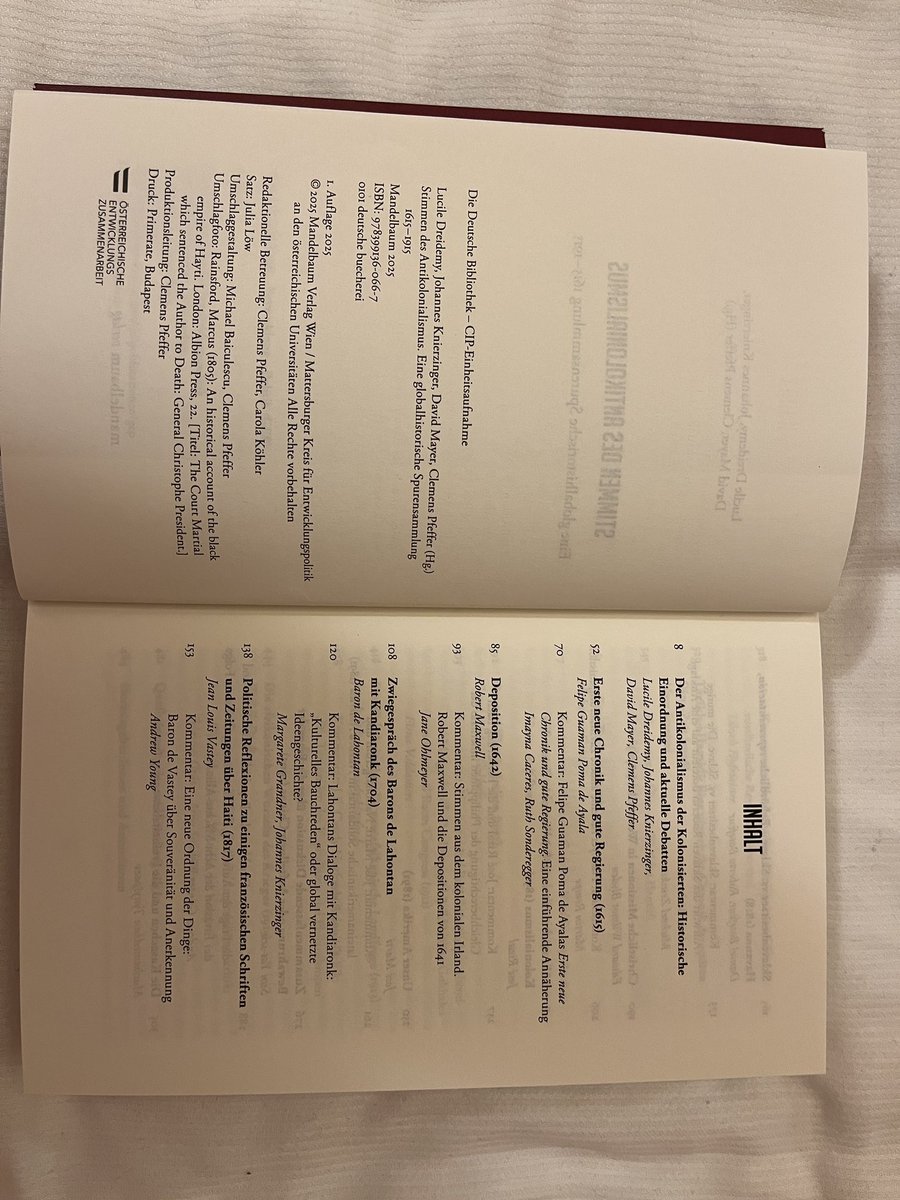 Jane Ohlmeyer (@janeohlmeyer) on Twitter photo Really enjoyed speaking to students at Vienna University about the 1641 Depositions & our <a href="/ERC_Research/">European Research Council (ERC)</a> VOICES project.
Also great to see the newly published anthology ‘Voices from the Colonised’. Delighted to contribute an essay on Colonial Ireland. Really enjoyed speaking to students at Vienna University about the 1641 Depositions & our <a href="/ERC_Research/">European Research Council (ERC)</a> VOICES project.
Also great to see the newly published anthology ‘Voices from the Colonised’. Delighted to contribute an essay on Colonial Ireland.