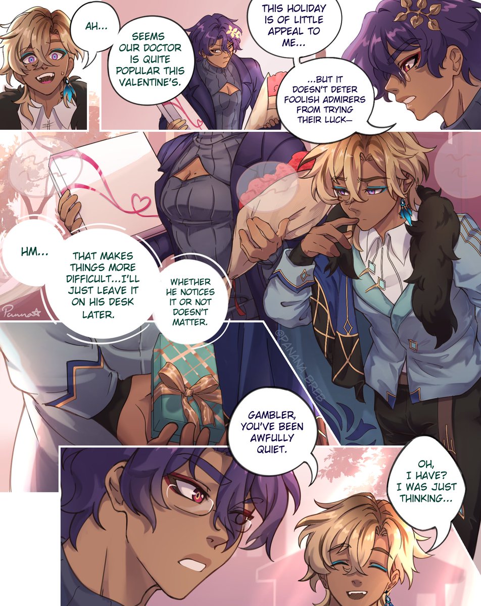 panana_breb's tweet photo. a late White Day comic of a man testing his luck, not expecting much in return 💙🤍 (1/3)

#ratiorine https://t.co/cyjZJyIkWY