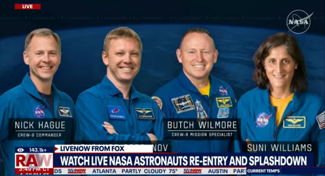 Baysuperfans's tweet image. Welcome home spaceX and NASA astronauts! 
#LaunchAmerica