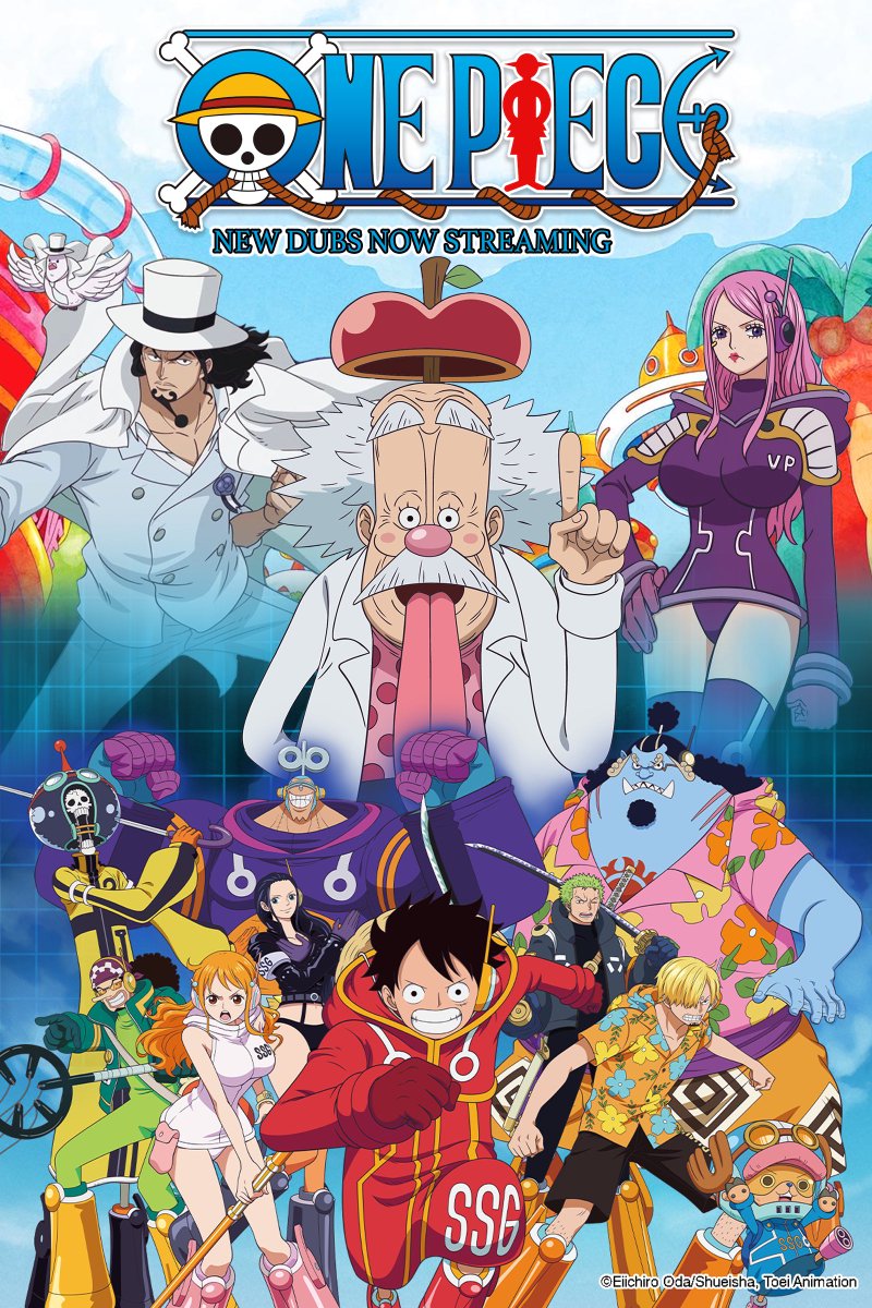 OnePieceAnimeUS's tweet image. The One Piece English Dub has OFFICIALLY CAUGHT UP with Japan 🎉
#OnePiece Season 15 Voyage 3 (eps. 1109-1122) and specials 14-16 are now available to stream on @Crunchyroll 🏴☠️
WATCH: crunchyroll.com/series/GRMG8ZQ…