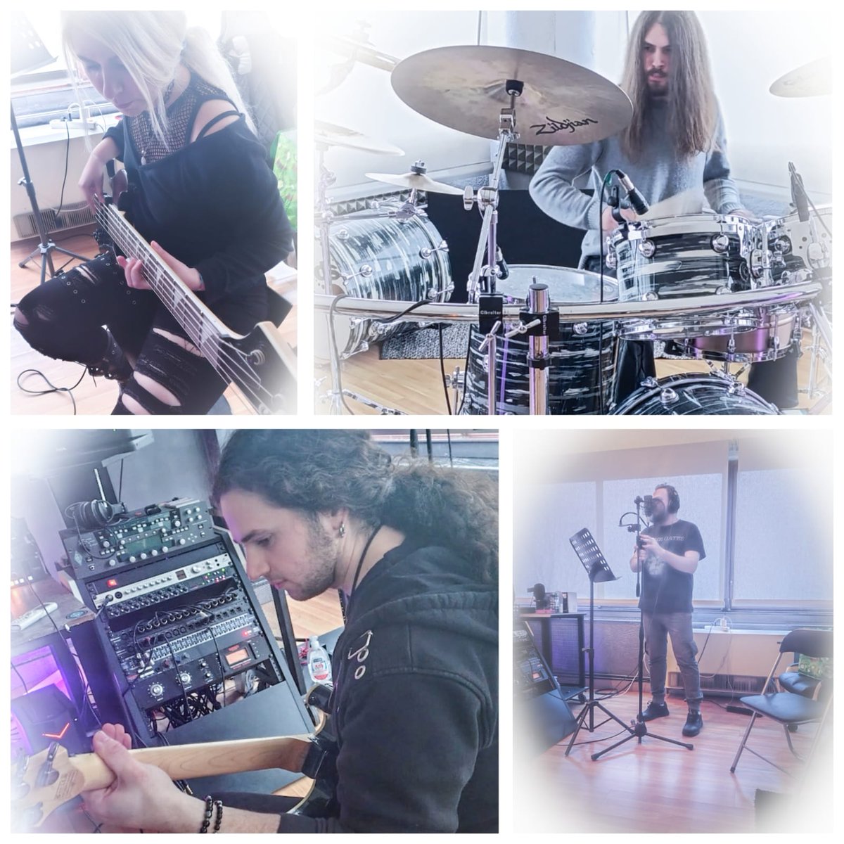 MortressBand's tweet photo. 🇬🇧🔥 We never stop… on Saturday, we were in the studio! 🔥

After wrapping up our debut album, we jumped right back in with a new single, which we had the pleasure of recording on Saturday at @heavytonesrecordings! 🎛️🔥 https://t.co/s1XoT1EQhz
