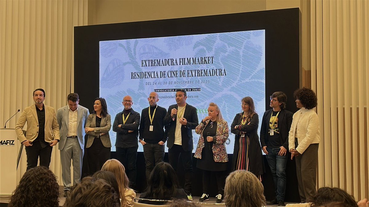 Cultura, Turismo, Jóvenes y Deportes (@cultura_ext) on Twitter photo Hoy se ha presentado la Residencia de Cine de Extremadura y el Extremadura Film Market en el <a href="/MAFIZMalaga/">MAFIZ Málaga Festival Industry Zone</a> del Festival de Cine de Málaga.
En el evento ha participado el director de Medios Audiovisuales y Filmoteca de Extremadura, Antonio Gil Aparicio. Hoy se ha presentado la Residencia de Cine de Extremadura y el Extremadura Film Market en el <a href="/MAFIZMalaga/">MAFIZ Málaga Festival Industry Zone</a> del Festival de Cine de Málaga.
En el evento ha participado el director de Medios Audiovisuales y Filmoteca de Extremadura, Antonio Gil Aparicio.
