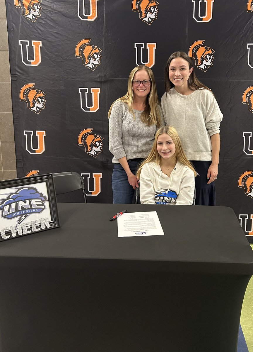 UHS_Spartans's tweet image. It’s Official! Abby Oliveira has committed to @unecheerteam. Thank you to all who came out to celebrate. So proud of you Abby!