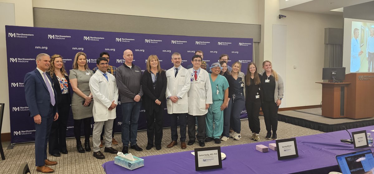 Northwestern Medicine Transplant (@nm_transplant) on Twitter photo Satish Nadig, MD (<a href="/SatishNadig/">Satish Nadig, MD PhD</a>), Zachary Dietch, MD, Barclay Missen and Kelli Podrez were reunited today during a press conference highlighting the first use of the #RAPID technique at <a href="/NorthwesternMed/">Northwestern Medicine</a>. Dr. Nadig and Dr. Dietch performed this procedure, Satish Nadig, MD (<a href="/SatishNadig/">Satish Nadig, MD PhD</a>), Zachary Dietch, MD, Barclay Missen and Kelli Podrez were reunited today during a press conference highlighting the first use of the #RAPID technique at <a href="/NorthwesternMed/">Northwestern Medicine</a>. Dr. Nadig and Dr. Dietch performed this procedure,