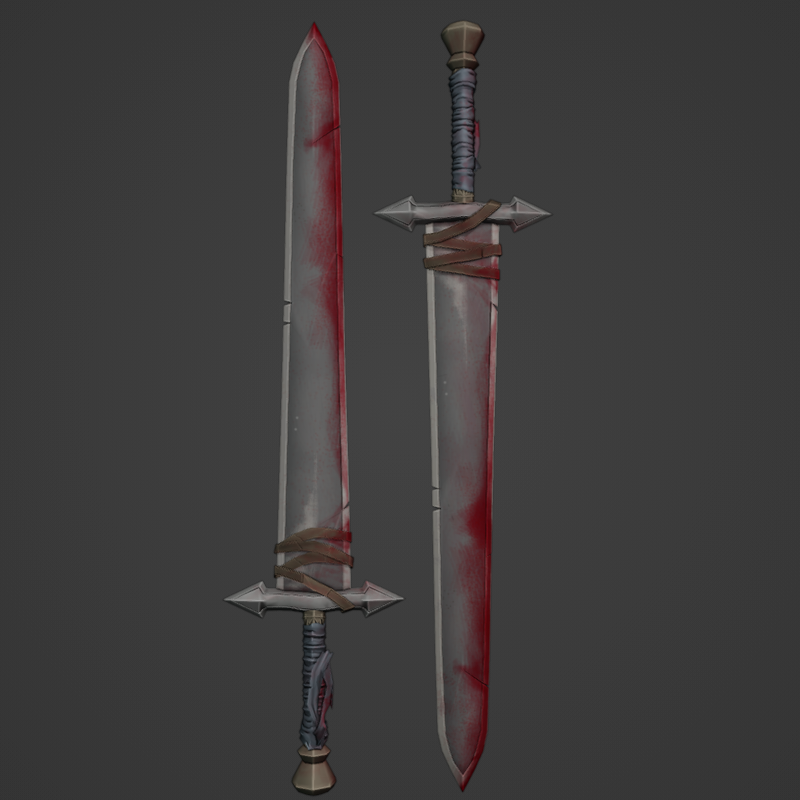 Martineus62's tweet photo. An addition to the "bloody series" of my practice models, fully hand-painted and modeled by Me.

Likes ❤️ &amp; Rt's 🔄 are hugely appreciated!

Reference: @EvGaninShowcase On Pinterest

#Roblox #GameDev #Blender #indiedev #RobloxDev #3DModeling #Modeling #Textures #Handpainted https://t.co/inpq6BT3uT