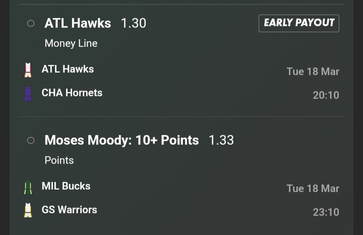 March 18th Bets

#GamblingX