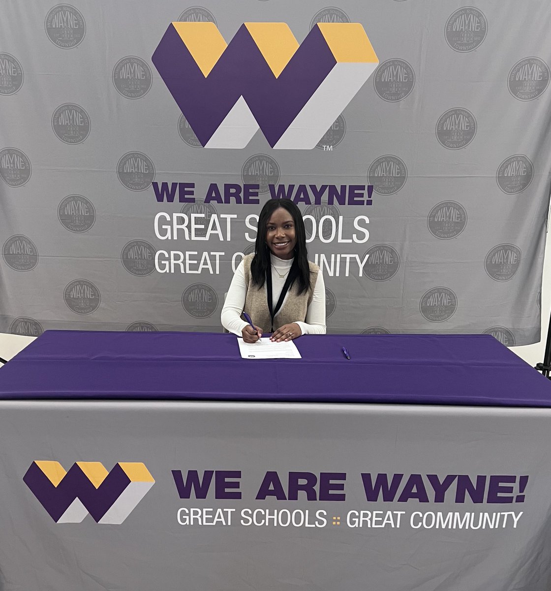 Wayne Township HR (@waynetownshiphr) on Twitter photo We have another Paraprofessional transitioning to a teaching position for 2025-2026. Please welcome Montajia Menchaca to the <a href="/WayneTwpSchools/">We Are Wayne</a> teaching staff <a href="/BPEKnights/">BPE Knights</a>
#wearewayne <a href="/WayneTwpSuper/">Dr. Jeff Butts</a> <a href="/SheSuggs/">Dr. Shenia Suggs</a> We have another Paraprofessional transitioning to a teaching position for 2025-2026. Please welcome Montajia Menchaca to the <a href="/WayneTwpSchools/">We Are Wayne</a> teaching staff <a href="/BPEKnights/">BPE Knights</a>
#wearewayne <a href="/WayneTwpSuper/">Dr. Jeff Butts</a> <a href="/SheSuggs/">Dr. Shenia Suggs</a>