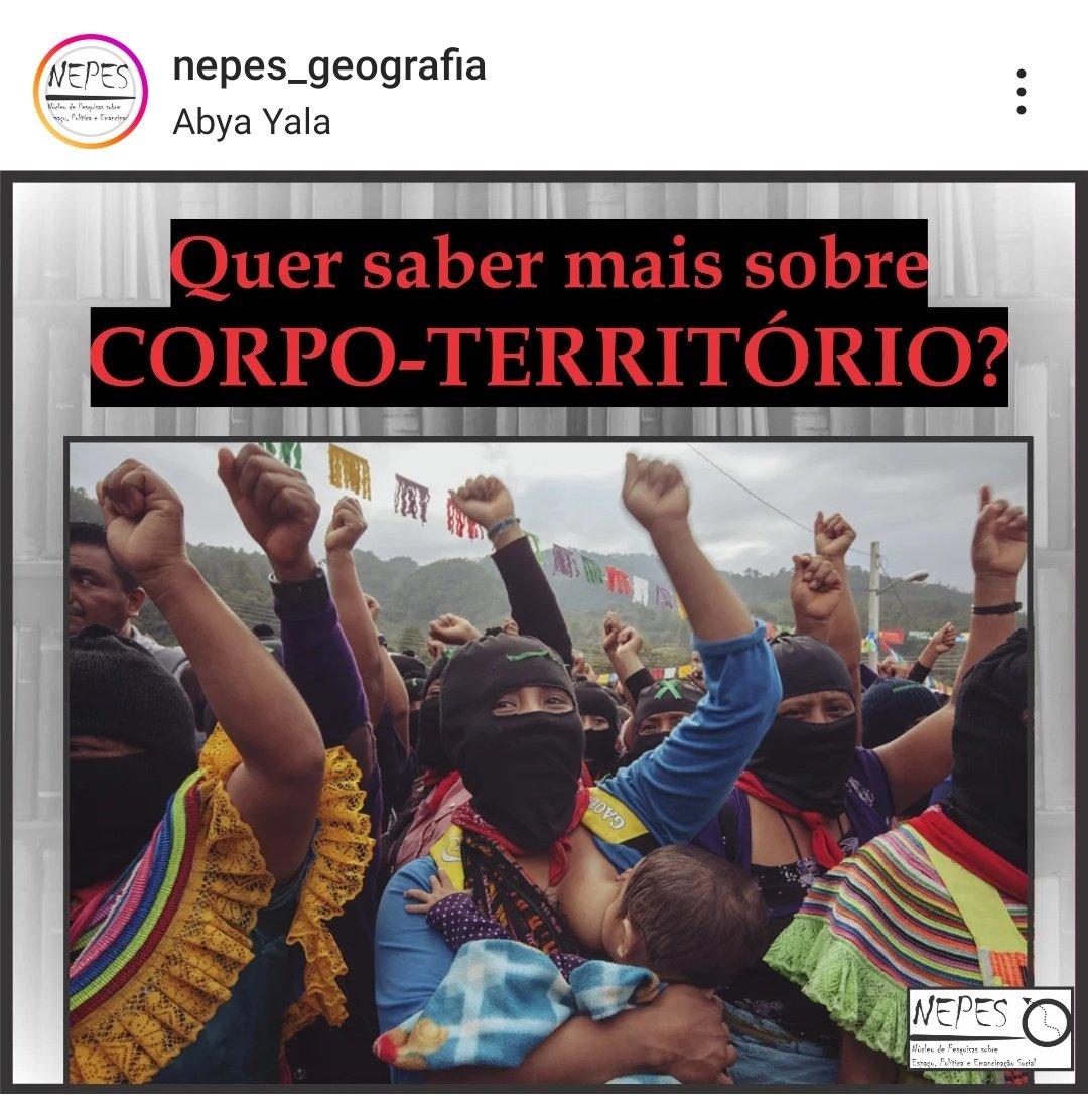 _geoLes's tweet photo. ... una compañera brasileña nos comparte una carpeta con textos sobre cuerpo-territorio en inglés, español y portugués

~ por si les sirve y les interesa 
👇🏾
https://t.co/VX4JDH7CKL https://t.co/3CVGlzCajP