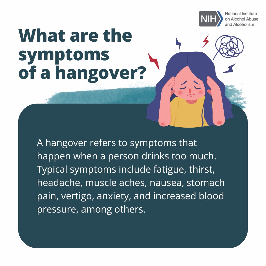 NIAAA News (@niaaanews) on Twitter photo For many people, a night of drinking can lead to a painful morning after. The only cure for a hangover is time, and the only way to avoid one is not to drink alcohol. Learn more: niaaa.nih.gov/publications/b…. For many people, a night of drinking can lead to a painful morning after. The only cure for a hangover is time, and the only way to avoid one is not to drink alcohol. Learn more: niaaa.nih.gov/publications/b….