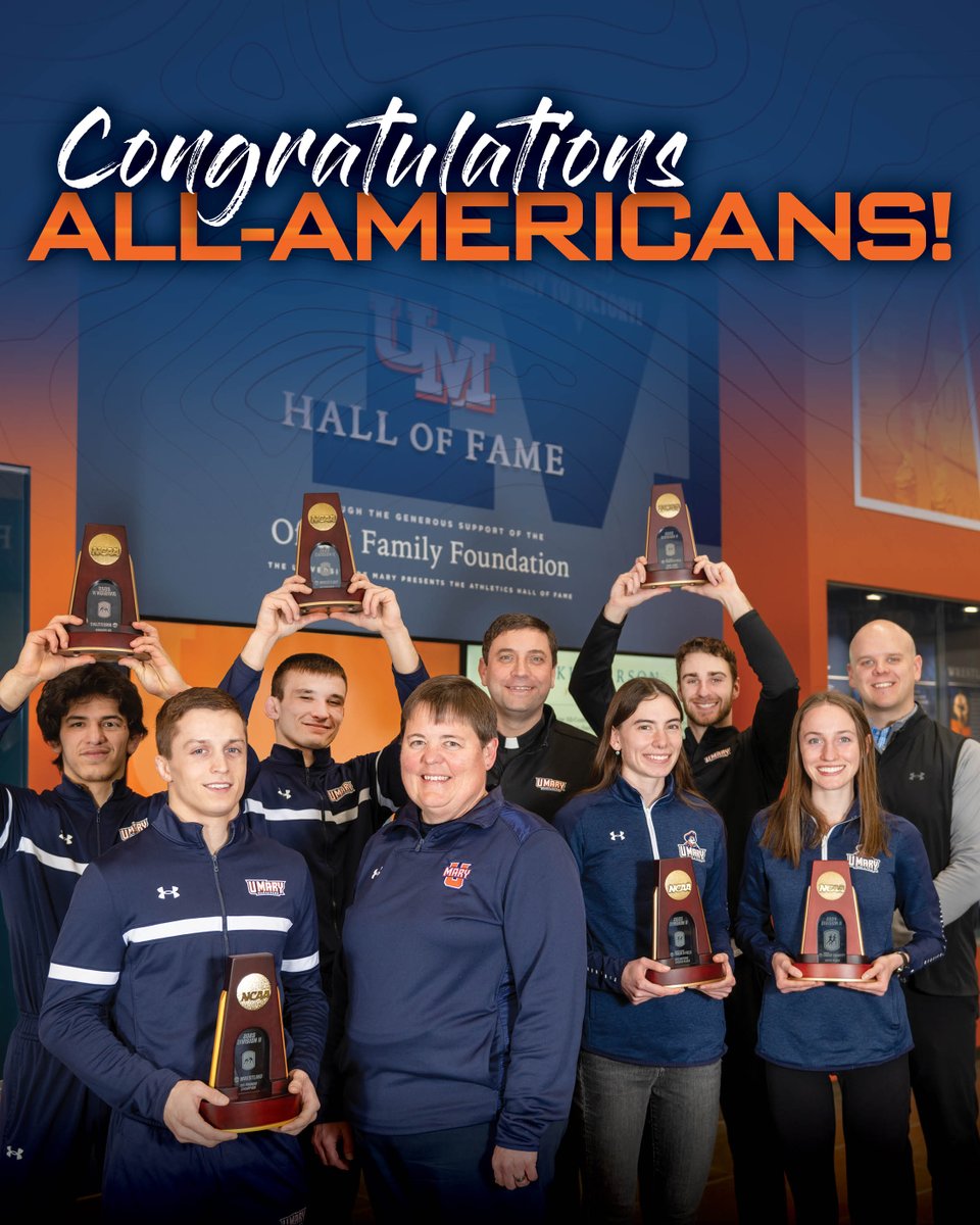 umary's tweet photo. Welcome home to our NCAA Division II National Champion and six All-Americans!

We are so proud of you and your pursuit of greatness!
#FortheShip #LifeatMary https://t.co/EbYivi1YJw