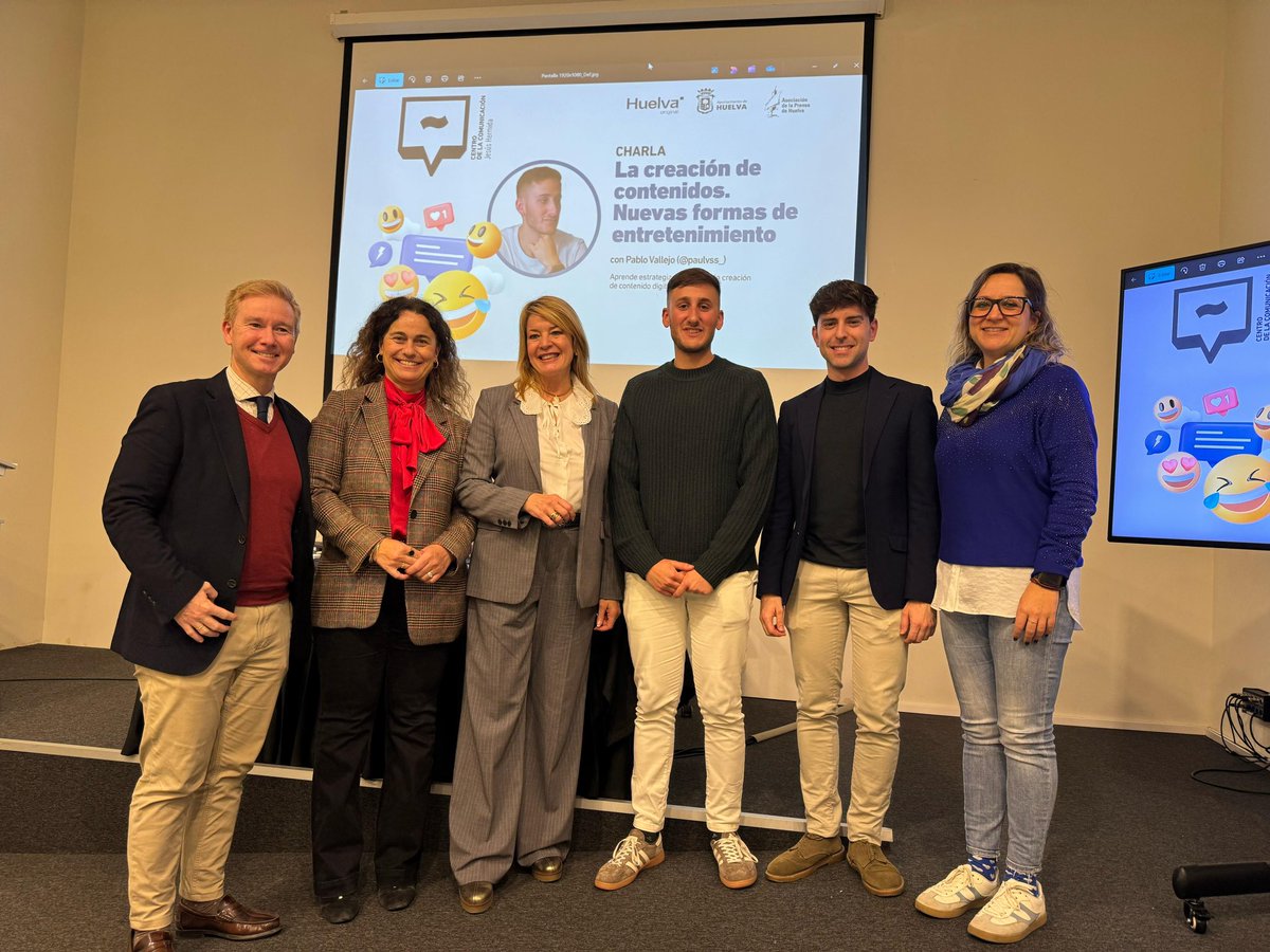 Ayuntamiento Huelva (@aytohuelva) on Twitter photo 💬🤳El <a href="/centrocjh/">Centro de la Comunicación Jesús Hermida</a> ha acogido hoy una charla en la que se ha abordado la creación de contenidos en las nuevas formas de entretenimiento, protagonizada por el instagramer y tiktoker, Pablo Vallejo. 💬🤳El <a href="/centrocjh/">Centro de la Comunicación Jesús Hermida</a> ha acogido hoy una charla en la que se ha abordado la creación de contenidos en las nuevas formas de entretenimiento, protagonizada por el instagramer y tiktoker, Pablo Vallejo.