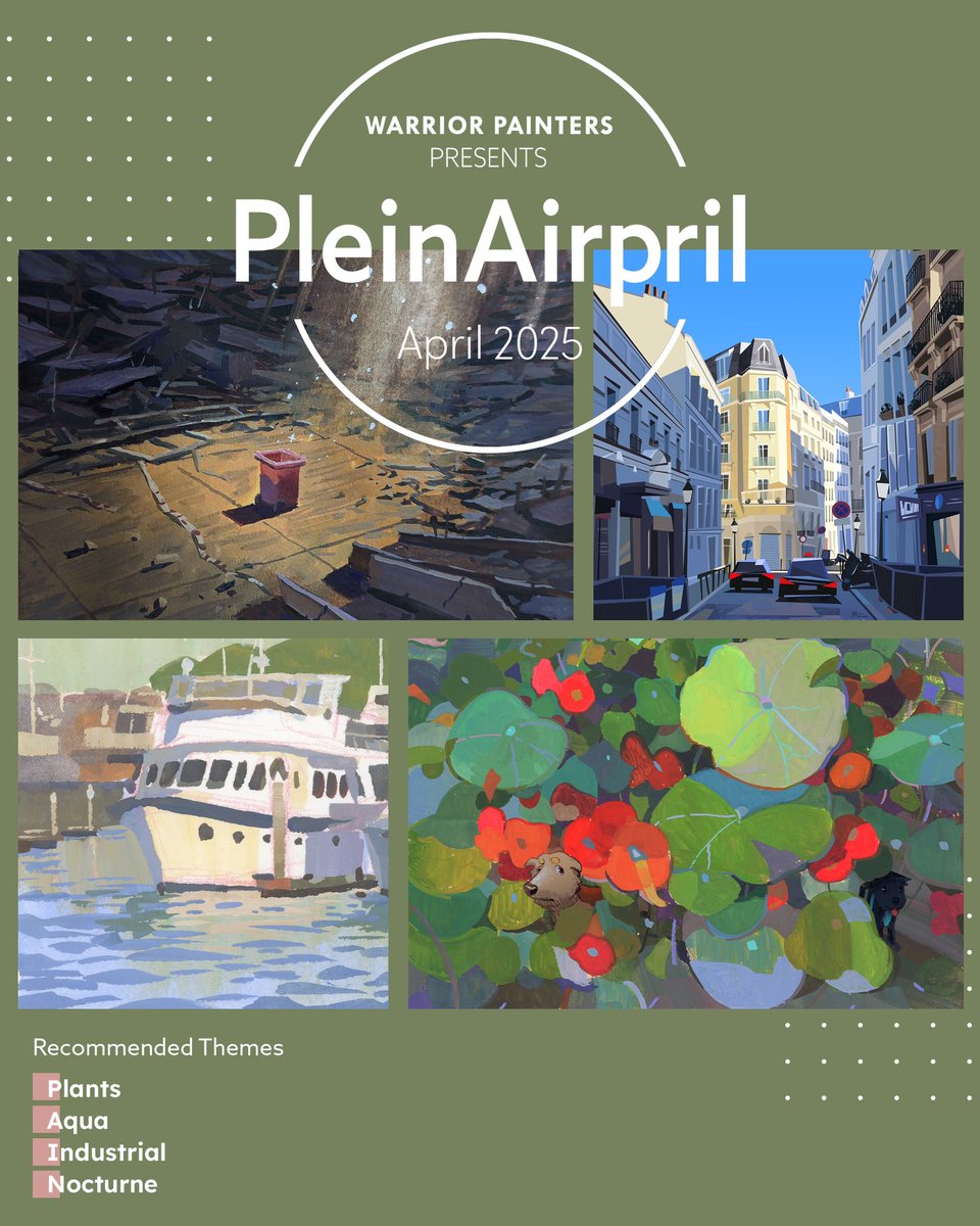 Warrior Painters 💚 tweet media