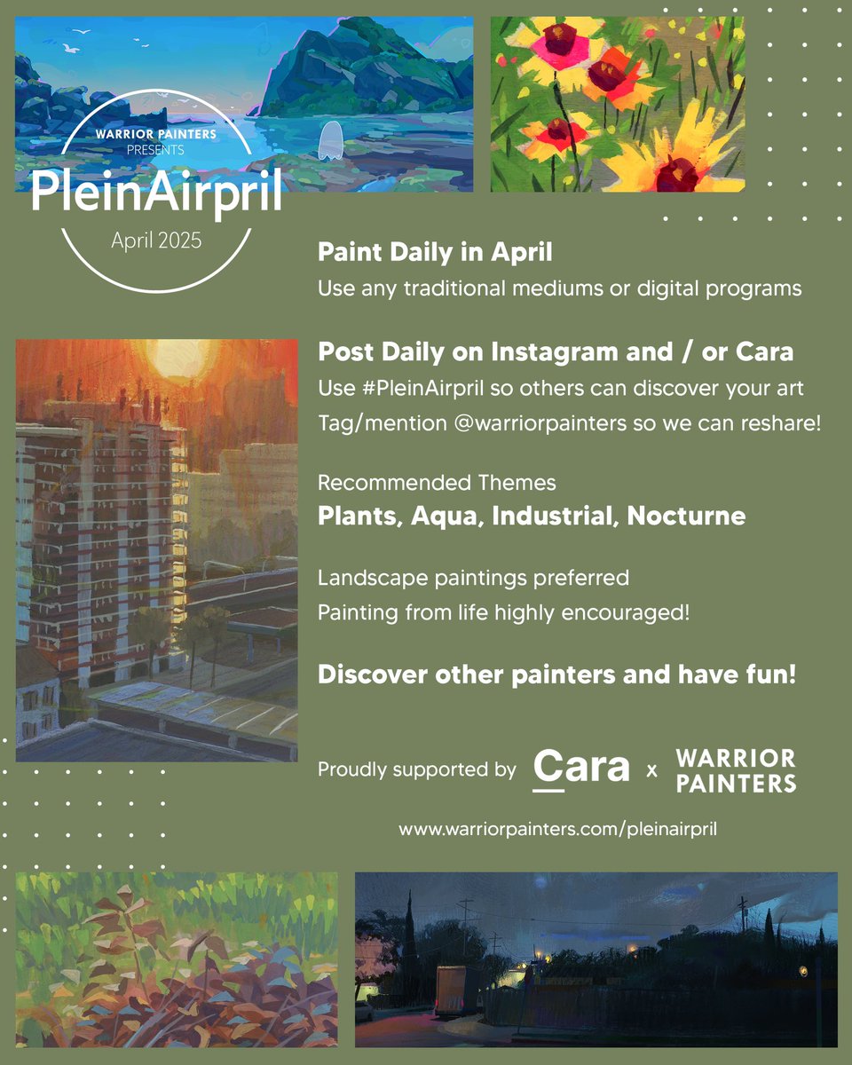 Warrior Painters 💚 tweet media