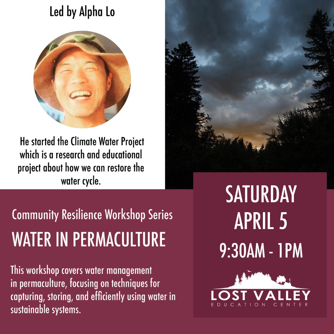 🌱 COMMUNITY RESILIENCE WORKSHOPS 🌱
Build skills. Strengthen community. Prepare together.
Join our hands-on workshop series covering essential resilience skills:

lostvalley.org/communityresil…