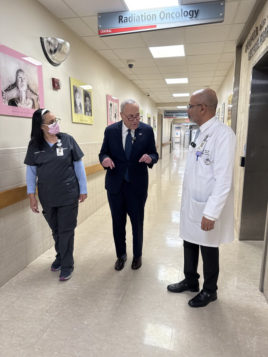 Today on this Medicaid Day of Action, I headed to Montefiore Hospital in the Bronx. It’s the only hospital in the Bronx providing comprehensive cancer services, and two-thirds of the patients rely on Medicaid and Medicare.

Trump, Musk, and Republicans are trying to rip away this