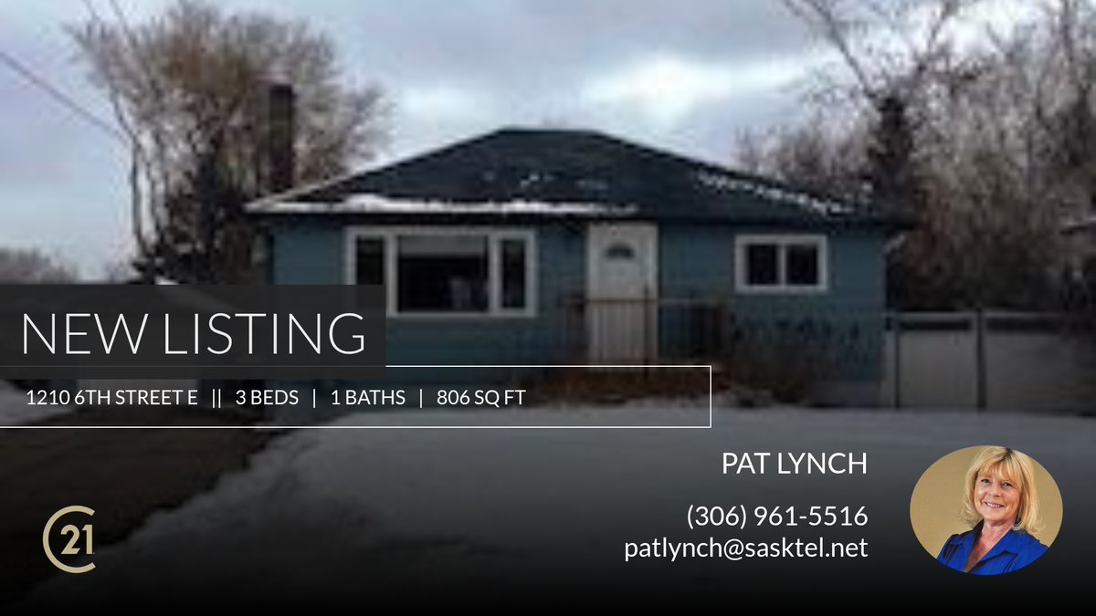 C21PrinceAlbert's tweet photo. 📍 New Listing 📍 Take a look at this fantastic new property that just hit the market located at 1210 6th Street E in Prince Albert. Reach out here or at (306) 961-5516 for more information

Pat Lynch- REALT... https://t.co/RejZAIFit6 https://t.co/fMicd9grf8