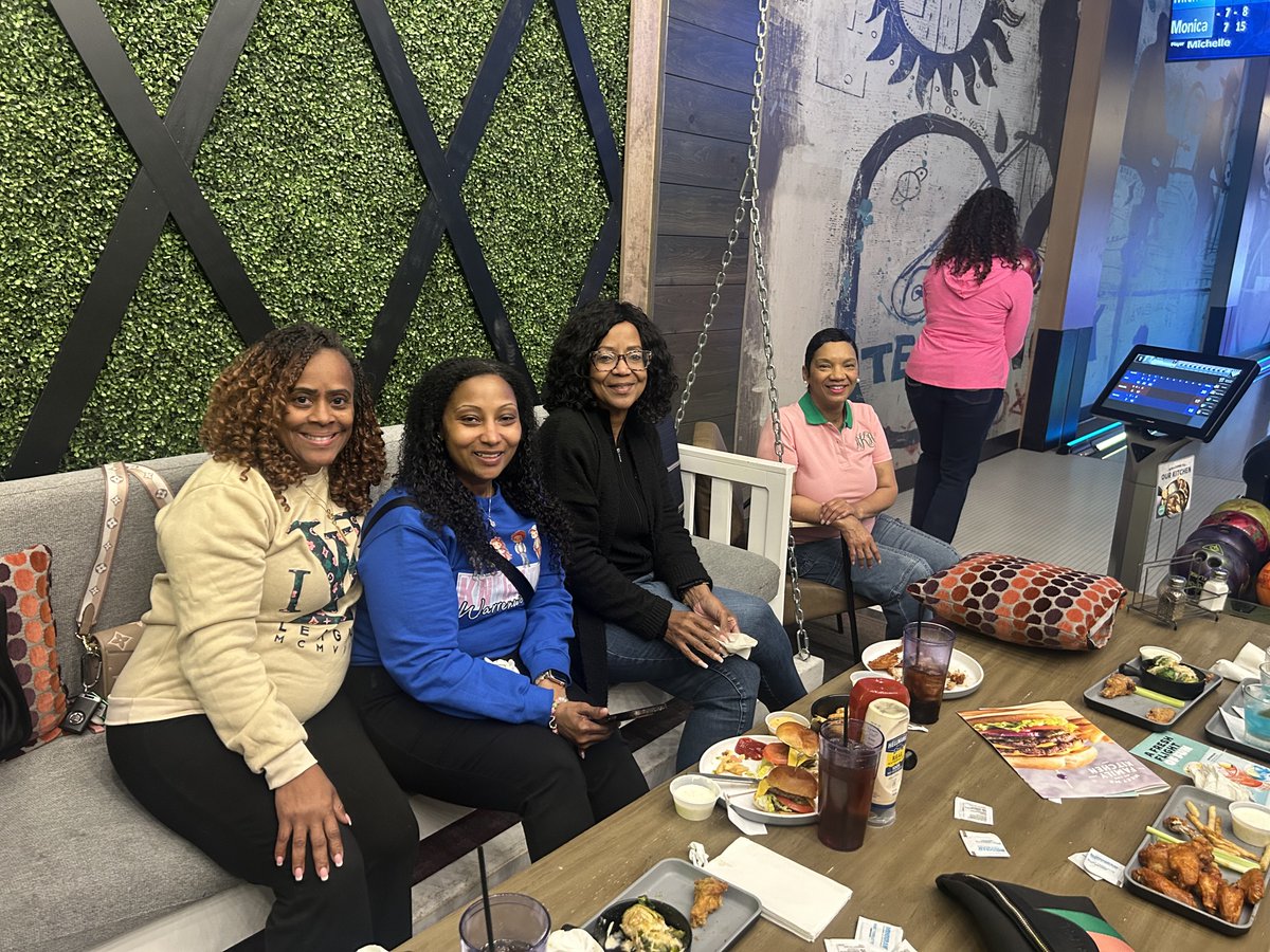 Recently, the sisters of UKO came together for an evening of STRIKES, SPARES, and SISTERLY relations at Main Event Center in Fayetteville. #ukoAKA1908 #AKA1908