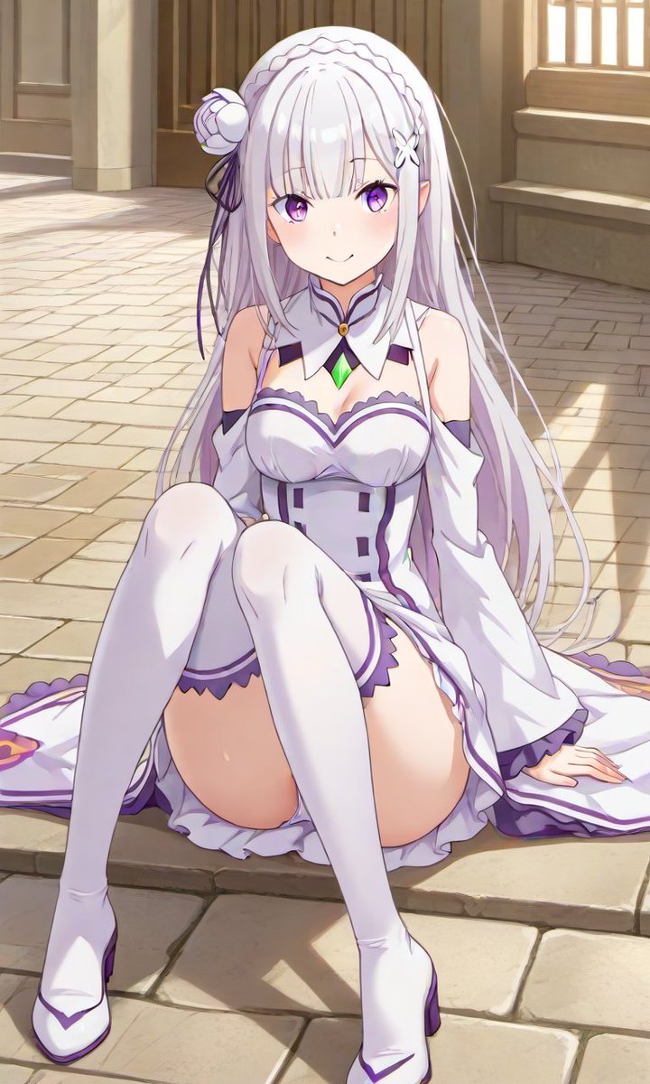 tugyouhrc2's tweet image. おはよう
水曜日𝐖𝐞𝐝𝐧𝐞𝐬𝐝𝐚𝐲
週の真ん中
今日はリゼロの日

て事で
今朝のイラスト  お座りエミリアたん
 #AIart 
 #エミリア