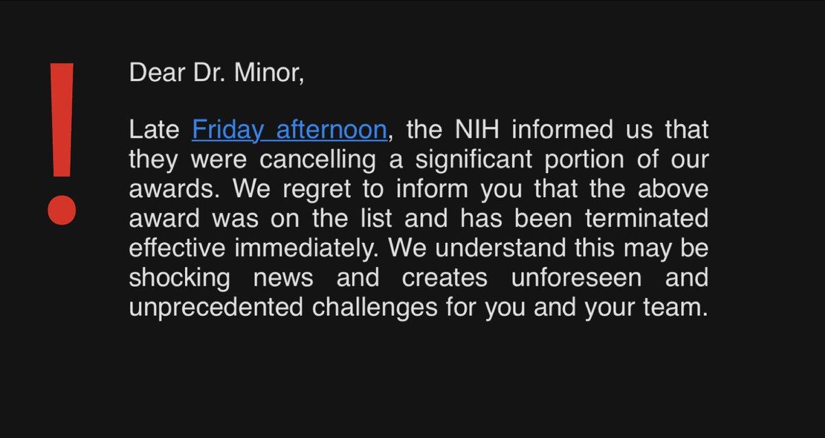 Kelton Minor (@keltonminor) on Twitter photo There are days in life that shake you.
I’m shattered 💔 to share that I just found out that the US Government terminated my 2024 NIH Director’s Early Independence Award (~$2 million), threatening my long-promised assistant professor job at <a href="/Columbia/">Columbia University</a> & academic career... 1/🧵 There are days in life that shake you.
I’m shattered 💔 to share that I just found out that the US Government terminated my 2024 NIH Director’s Early Independence Award (~$2 million), threatening my long-promised assistant professor job at <a href="/Columbia/">Columbia University</a> & academic career... 1/🧵
