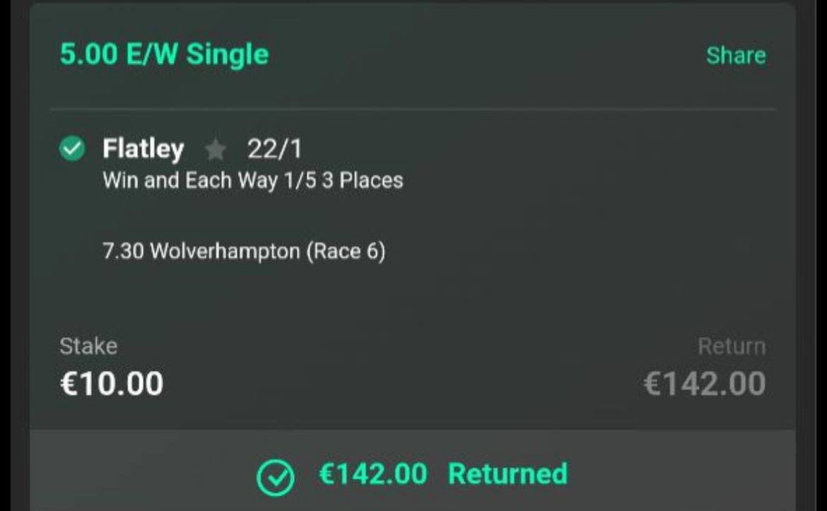 TheTipsyking_'s tweet image. CHELTENHAM OVER? NO PROBLEM FOR TIPSY💰🏆

22.00 ODDS🔥💰 £100 RETURNING OVER £2K😯 

TOMORROW WE GO AGAIN! DO NOT MISS OUT!👀

IF WE LAND OUR HORSE BANKER TO! WE WILL GIVEAWAY £15.00 TO 5 LUCKY MEMBERS WHO ❤️ RT &amp;amp; Follow Us @TheTipsyking_ 🤝

Will Drop Link In Comments For All…