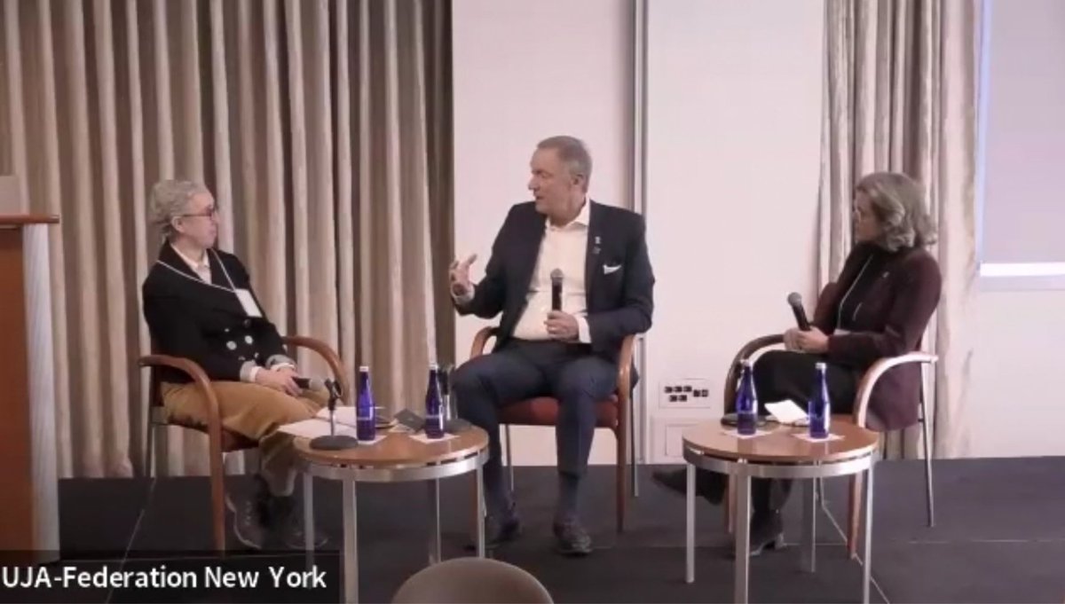 NCSEJ's tweet photo. NCSEJ CEO Mark Levin speaking at the UJA-Federation of Greater New York Ukraine Solidarity Summit https://t.co/9DdyFMYn3h