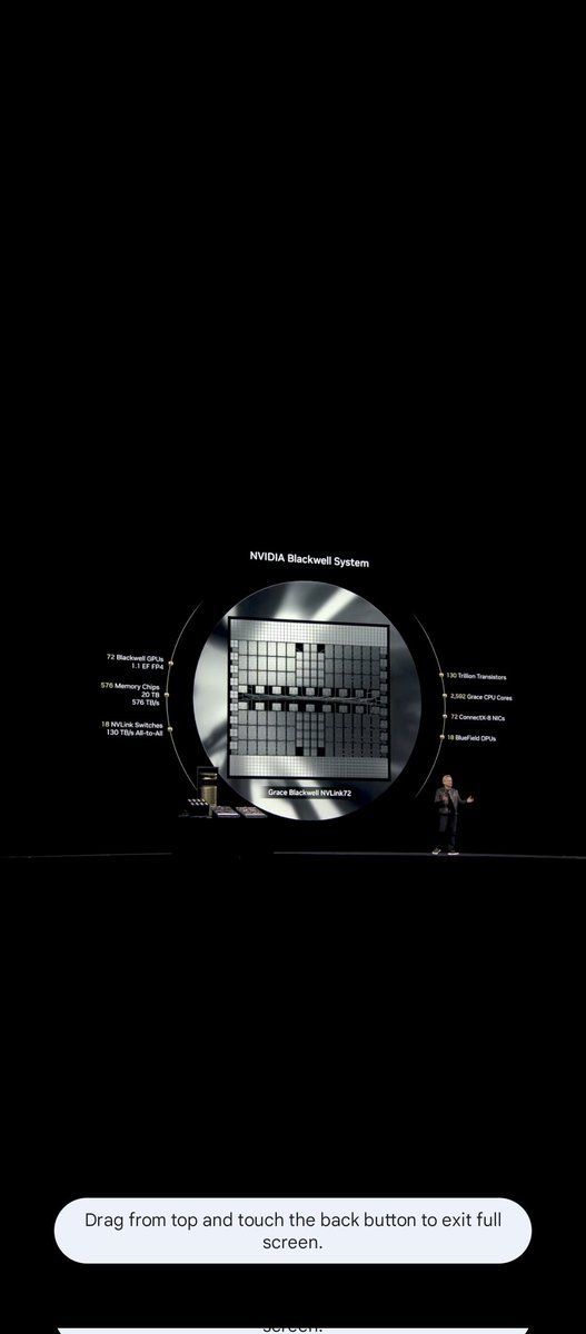 CodeX_Pabitra's tweet photo. Have joined CEO Jensen Huang's AI keynote in @nvidia's GTC'2025 .  I have loved his talking. ✅
✨Insightful indeed 
✨ Amazing 
✨ Very good to go ahead 🚀💻
. 
. 
. 
Have you joined? 
#AI #gtcAIsummit #gtcNvidia #Nvidia
#AIForBetterTomorrow https://t.co/kHBac55XRX
