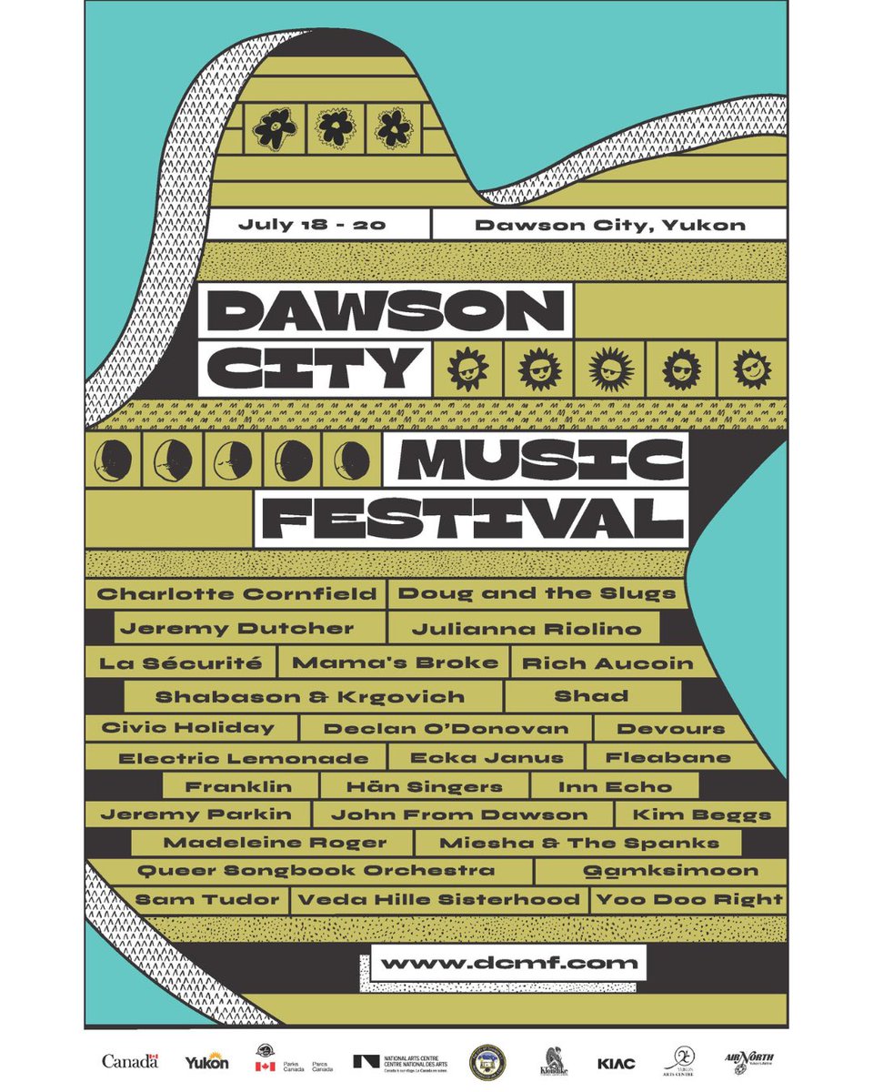 very excited to come back to Dawson City this summer!