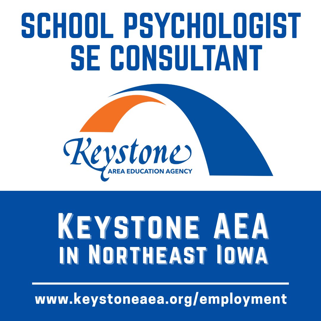 🛎️ Seeking a School Psychologist or Special Education Consultant to serve as a Core Team Member!

If you’re passionate about supporting students in a variety of learning environments and creating lasting change, please apply!
keystoneaea.org/employment