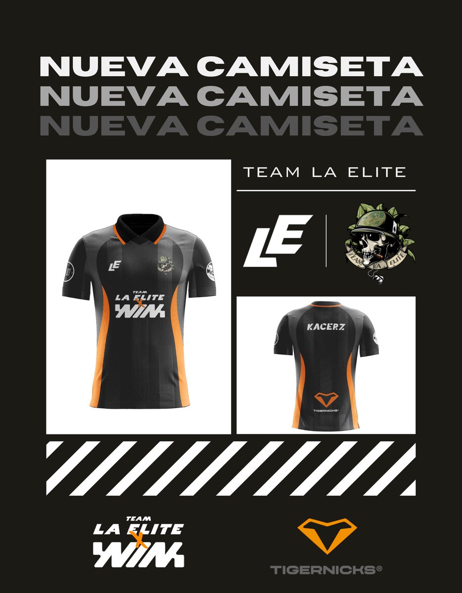 Team La Élite (@teamlaelite) on Twitter photo 🚨 ATENCIÓN 🚨
Anunciamos la nueva camiseta que nos va a acompañar en los próximos torneos presenciales nacionales para llegar a lo más alto diseñadas por wim.madz
Pronto seguimos con noticias de más cositas interesantes.
¡ A por todo y a por todas! #LEoMUERTE
<a href="/tigernicks/">Tigernicks</a> 🚨 ATENCIÓN 🚨
Anunciamos la nueva camiseta que nos va a acompañar en los próximos torneos presenciales nacionales para llegar a lo más alto diseñadas por wim.madz
Pronto seguimos con noticias de más cositas interesantes.
¡ A por todo y a por todas! #LEoMUERTE
<a href="/tigernicks/">Tigernicks</a>