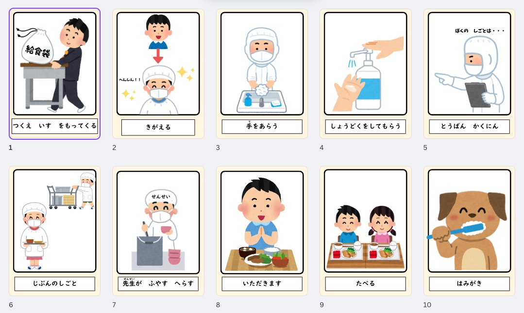 ugteacher0220's tweet photo. 🌟新学年の給食準備をわかりやすく！🌟

✅ ラミネート＋マグネットで使いやすい
✅ 流れの見通しがもてる
✅ 急な変更も貼り替えラクラク

🔗 リポスト＆リプで配布中！

給食の時間をもっとスムーズに♪

３月２８日（木）まで！

#教職員垢で朝の挨拶を