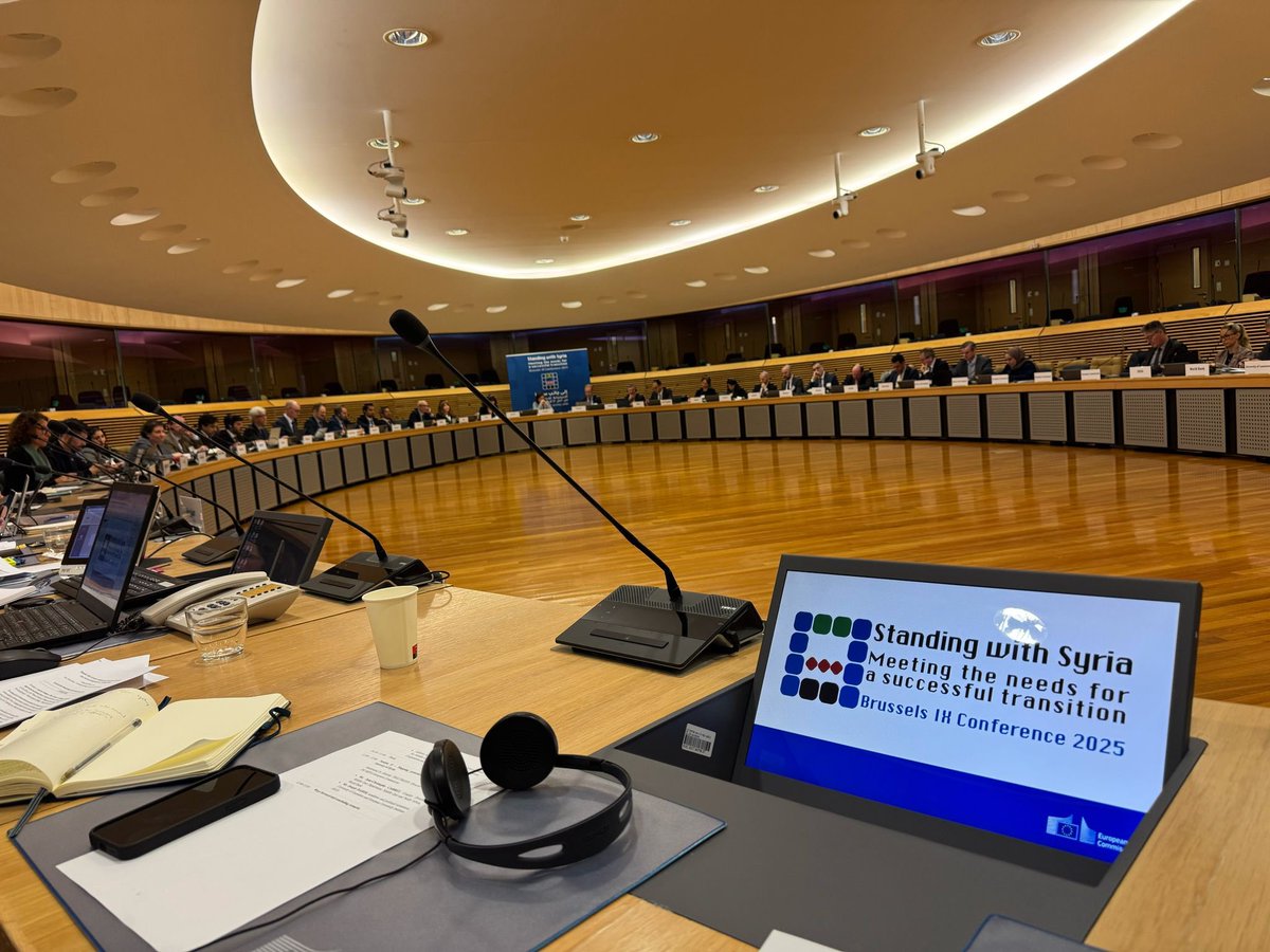 QFFD had the pleasure of joining the European Commission’s Director-General for the MENA region today in a workshop on “How to Ensure Coordinated International Efforts for Syria’s Socio-Economic Recovery?” during the Brussels IX Conference on Standing with Syria: Meeting the