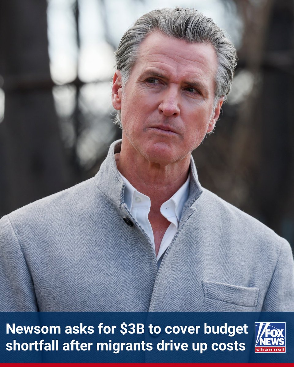 Fox News (@foxnews) on Twitter photo SPENDING SPREE: California Gov. <a href="/GavinNewsom/">Gavin Newsom</a> (D) wants more money after medical care for illegal immigrants ended up costing the state more than he thought it would. trib.al/PC3ZbMu SPENDING SPREE: California Gov. <a href="/GavinNewsom/">Gavin Newsom</a> (D) wants more money after medical care for illegal immigrants ended up costing the state more than he thought it would. trib.al/PC3ZbMu