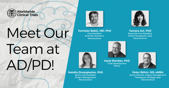 Naz31289's tweet photo. I’m so proud to be on a team dedicated to making significant strides in Alzheimer’s and dementia research! Find out how our Worldwide team can help support your neuroscience drug development program by scheduling a meeting with them at AD/PD: https://t.co/auSta8xIYw https://t.co/eYxqfELryk