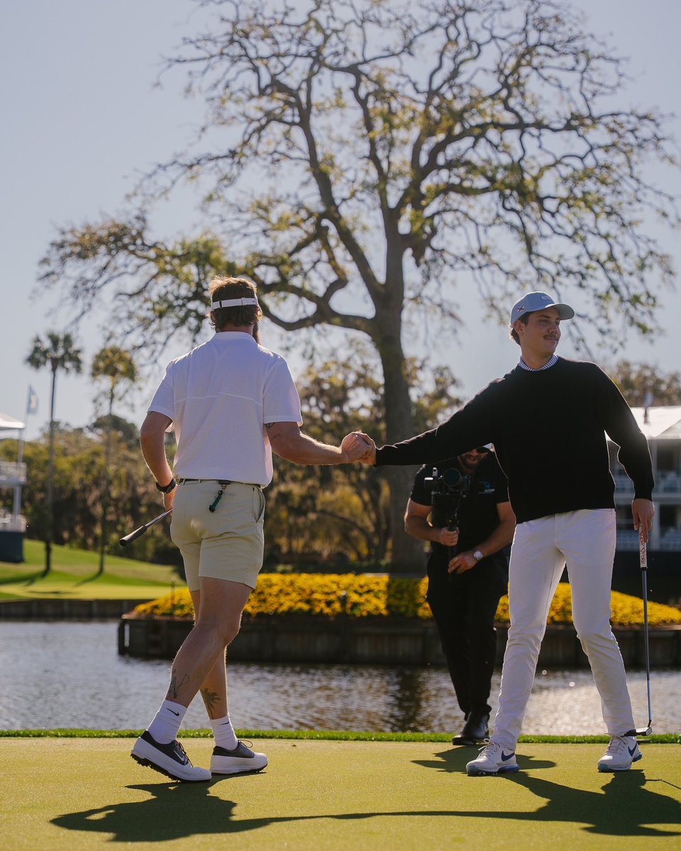 Just some Okie boys enjoying hole 17! <a href="/THEPLAYERS/">THE PLAYERS</a> <a href="/ArchieBradley7/">Archie Bradley</a>