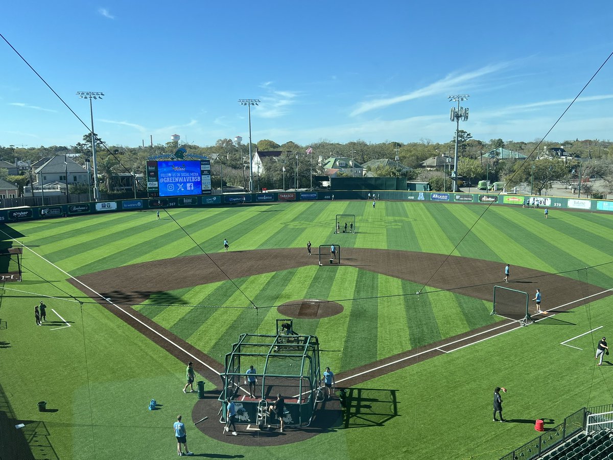 Trip No. 6:

Welcome to Greer Field at Turchin Stadium in New Orleans, La.

Lamar University takes on Tulane for a midweek contest.