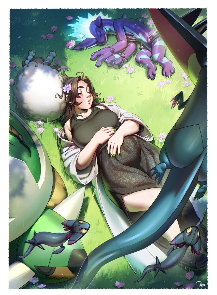 me and my pokemons :з